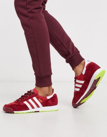 adidas Originals Sl 80 Crvene - Muške Tenisice | 06813QCWJ